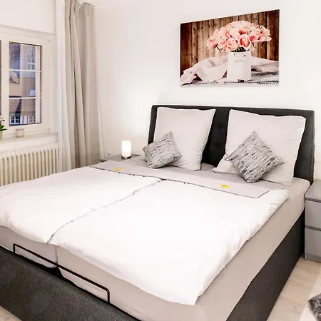 Mola Apartments-historische Im Bachviertel Zentrum Fuer 3 Personen-gratis Parkplatz-highspeed Wlan-auch Fuer Langzeit Geeignet شقة